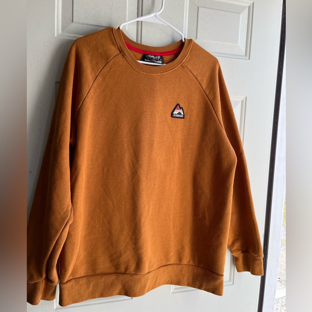 Avalanche Rust Crewneck Sweater